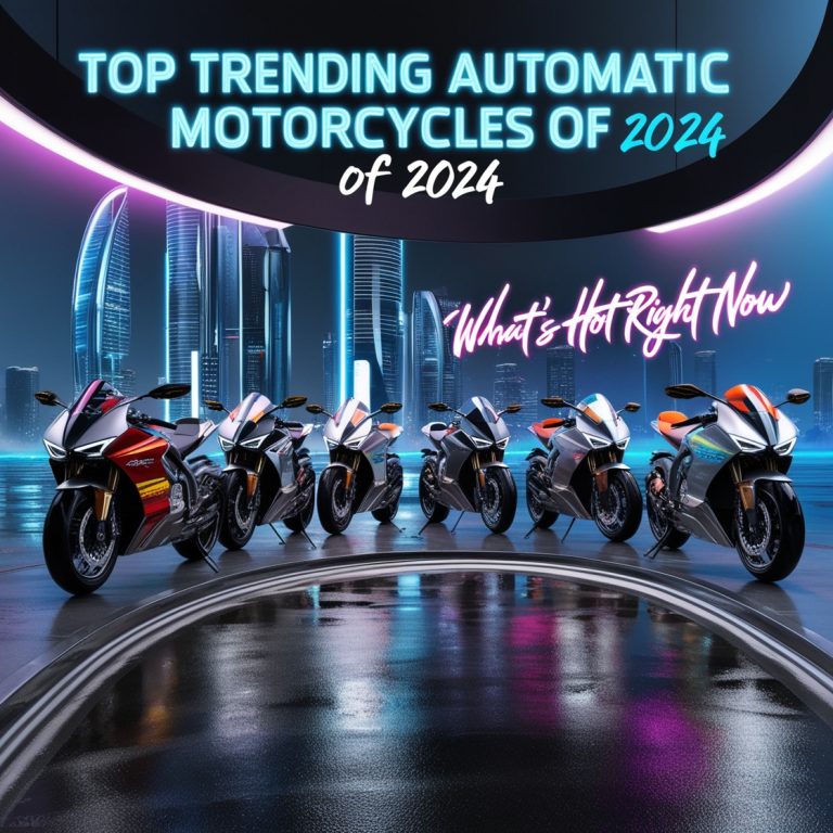 Top Trending Automatic Motorcycles of 2024: What’s Hot Right Now